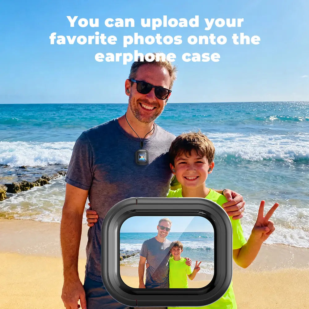 Bluetooth 6.0 Wireless Earbuds with LED Display, HiFi Stereo Sound, Waterproof Sports Headphones with Built-In Microphone for Work, Study, Calls and Daily Use