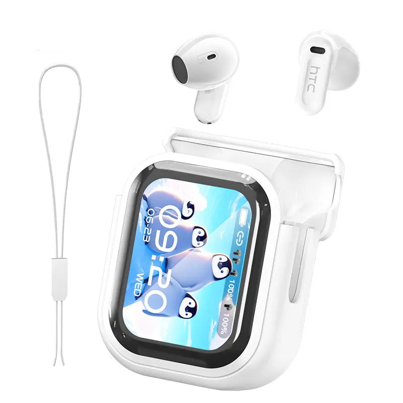 Bluetooth 6.0 Wireless Earbuds with LED Display, HiFi Stereo Sound, Waterproof Sports Headphones with Built-In Microphone for Work, Study, Calls and Daily Use